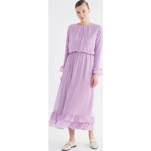 Trendyol Flounces Lined Dress TCTSS21EL3566