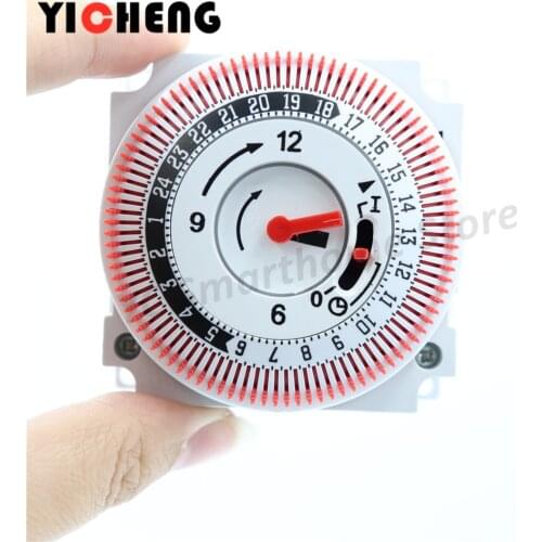 1Pcs time control switch timing time controller industrial timer mechanical timing 15min-24 o'clock, intelligent management