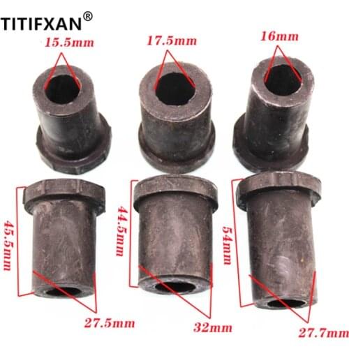 6PCS Car Back Steel Plate Bow Plate Rubber Sleeve For Mitsubishi Pajero V31 V32 V33 Leopaard