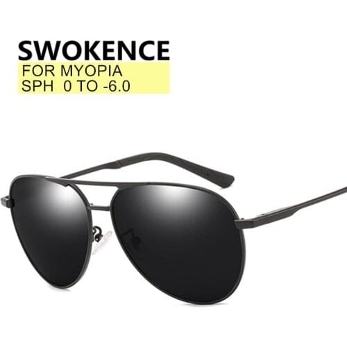 UV400 Or Polarized Myopia Sunglasses SPH 0 -0.5 -1 -1.5 -2 -2.5 -3 -3.5 -4 -4.5 -5 -5.5 -6 Men Women Nearsighted Glasses F002