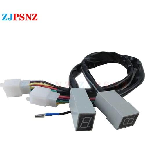 LED Digital Gear Indicator Motorcycle Display Shift Lever Sensor 4/5 Gears Universal High Quality