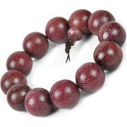 Purple Light Sandalwood Beads Tibetan Buddhism Amulet Bracelet