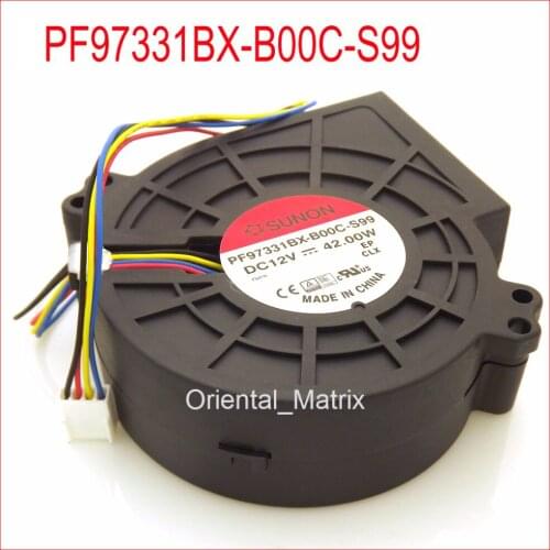 Free Shipping PF97331BX-B00C-S99 DC12V 42.00W 90*90*32mm Ultra Quiet Humidifier Turbo Cooling Fan