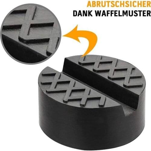 Universal Car Jack Rubber Pad Support Block Heavy Duty Anti-slip Enhanced Type Frame Rail Adapter Auto Removal Repair Tool 2021