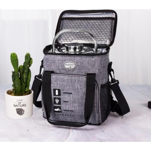Waterproof Oxford Lunch Box Cooler Bag Camping Food Thermal Bag Beach Bottle Cooler Ice Pack Thermo Insulated Refrigerator Bags