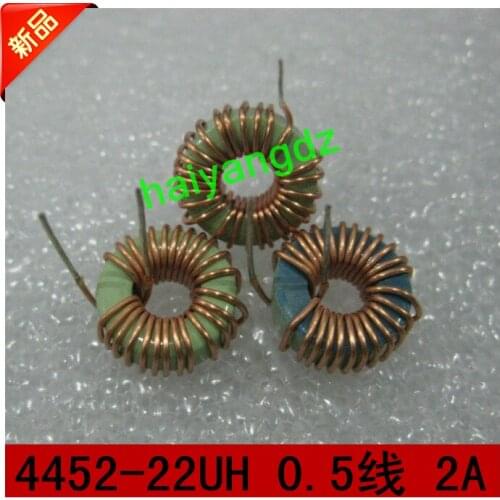 10pcs/11mm 22UH 0.5 Line 2A Annular inductance 4452 Blue green ring