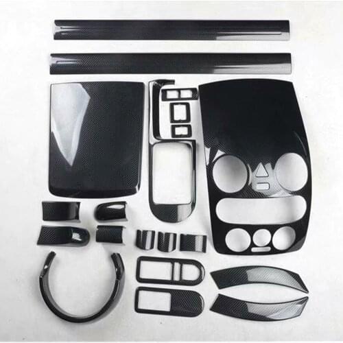 20pcs ABS Carbon Fiber Style For Volkswagen Beetle 2003-2006 2008-2010 Inner Car Trim Styling Accessories