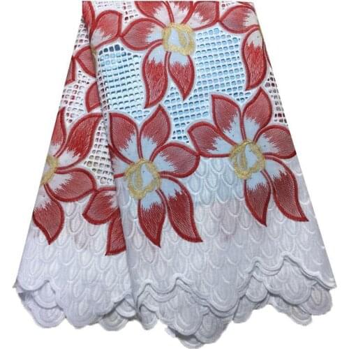 2021 Voile Lace In Switzerland High Quality African Cotton Lace Fabric With Stone For Nigerian Every Dress Party YPL12287