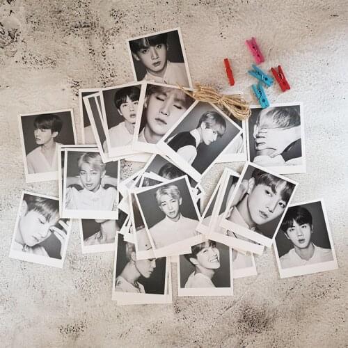 56PCS Kpop Bangtan Boys Wings Commemorative Collectors LOMO Card Photocard Love Yourself JIMIN JIN SUGA JUNG KOOK Gifts