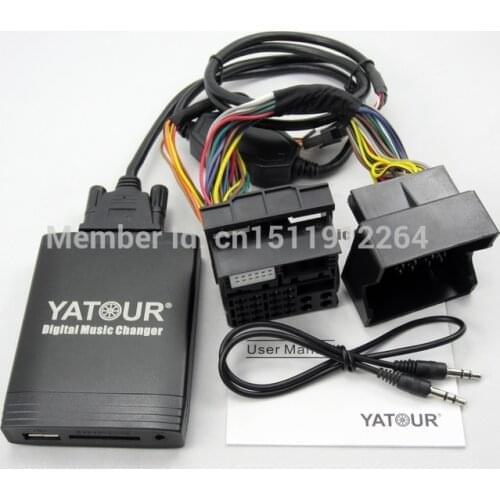 Yatour YTM06 for new Ford Focus Mondeo Mk3 Galaxy Tourneo quadlock Fakra 12 pin 6000CD 6006CDC 5000C Car audio MP3 player