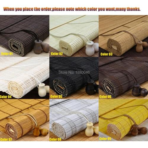 Wholesale Window Roller Blind Bamboo Blinds roller shutters bamboo roller shades black roller shades for windows