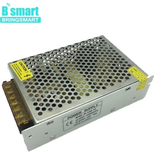 Bringnsmart 24V 5A AC to DC Transformer Power Adapter 2 Wires Output 110v 220v to 24v DC Power Supply