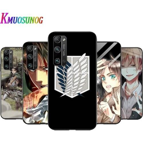 Anime attack on Titan for Honor V30 30 30i 30S 20 20SView20 V20 20i Lite RU Pro Plus Black Phone Case