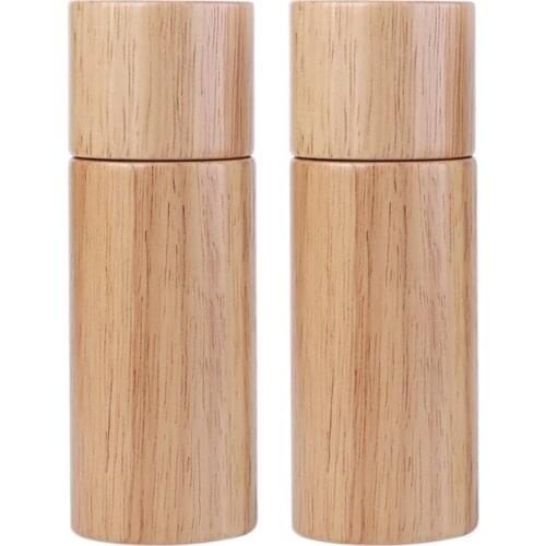 Wood Ceramic Core 6 Inch Pepper Mill Kitchen Tool Pulverizador Manual Multipurpose Spice Mills Sea Salt Pepper Grinder