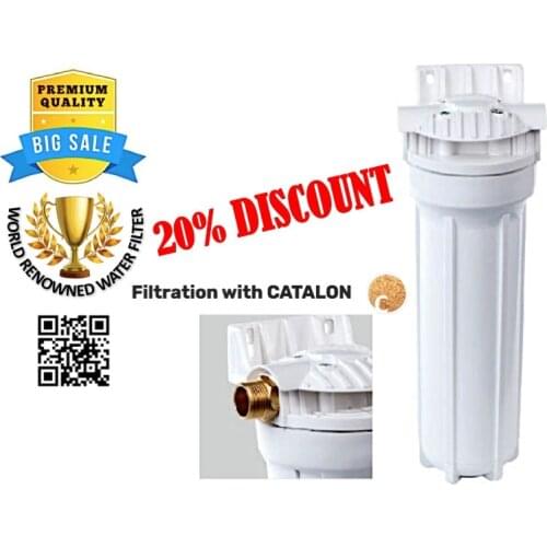 Water Filter / Filter Housing Geyser 10 SL (with bras)/Clean water / Penapis Air / Kills Germs / Anti- Bacteria / Water