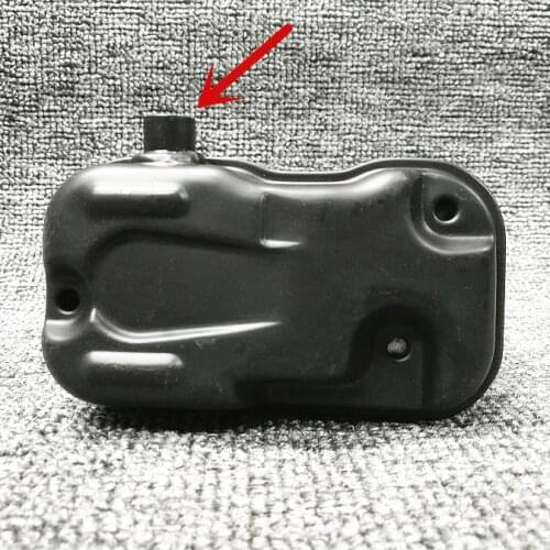 Muffler Exhaust on side for Honda GXV50 GXH50 GXH50U FG205 tiller 142F 144F 49CC 4 stoke gasoline silencer exhaust pipe replacement