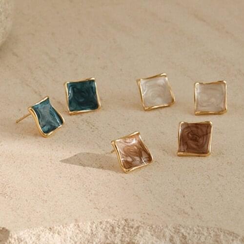 Jwer Women's Gold Earrings