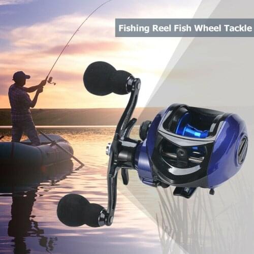 2021 High Quailty New L/R Hand Carp Fishing Reel 17+1 High Speed Gear Ratio 7.2:1 Baitcasting Tackle Fishing reel for Fishing