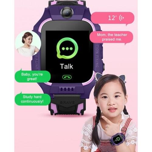 Q19 Smart Watch Call Message Reminder IP67 Waterproof Fashion Silicone Flashlight Children Watch conduct SOS for Children Gift