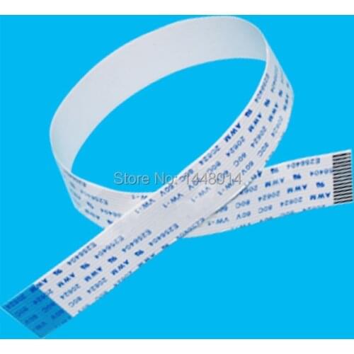 Inkjet printer Xaar 128 print head FFC Flat data cable for Myjet 128 printer head cable 16pins opposite side 70cm