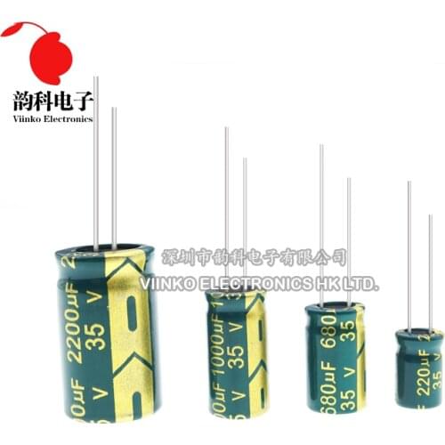 6.3V 10V 16V 25V 35V 50V 100V 400V 20% High Frequency Capacitor 47UF 100UF 220UF 330UF 470UF 680UF 1000UF 1500UF 2200UF 3300UF