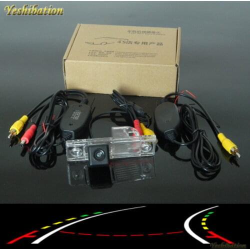 Yeshibation Reversing camera For ZAZ Vida 2002~2010 Parking Line Dynamic Trajectory Tracks Rear View Camera