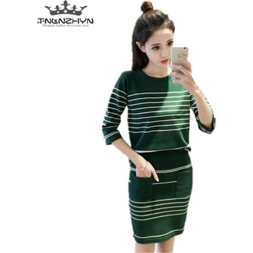 TNLNZHYN 2019 Girls Womens Sweater Skirt Set 2 Piece Set Women Suits Spring Knitting Clothing Suits Sets 2pcs Skirts Sets Y91