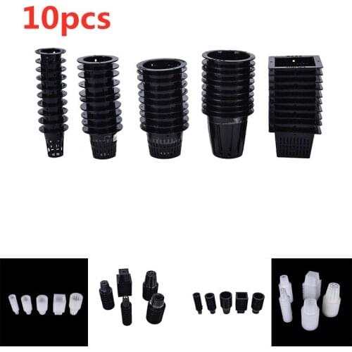 10x Heavy Duty Mesh Pot Net Cup Basket Hydroponic Aeroponic Plant Grow Clone zz