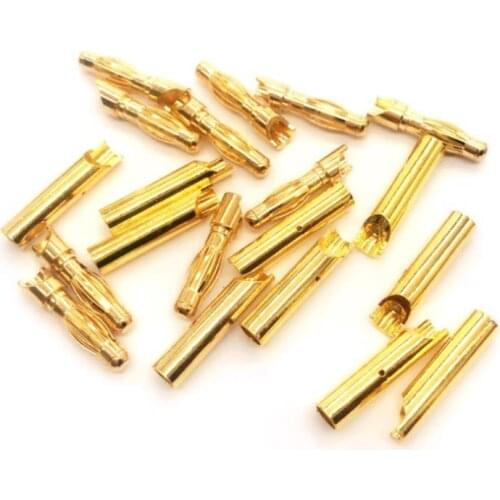 20pcs/lot 3.5MM 4.0mm 4.5MM Banana Plug Male & Female Cross the Slot For RC Multi Rc Model Parts (10 pair)