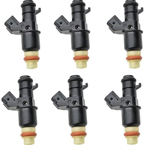 6Pc Fuel Injector Nozzle For Honda City Jazz Fit 1.5L 16450-PWC-J01 good quality 16450 PWC J01