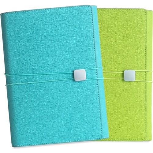 A5 PU leather Stationery Notebook,100 GSM Loose-leaf Inner Papers, 90 Sheets TPN138