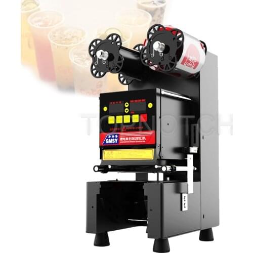 Automatic Cup Sealing Machine Bubble Tea Cup Sealer Boba Coffee Milk Plastic Cup Sealer Boba Cup Sealer