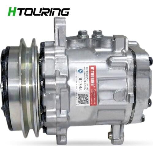 SD7B10 Auto car air conditioning ac compressor For MINI EXCAVATOR / YANMAR sanden 7189 KHR3536 4615804 22L-979-2211 029671293