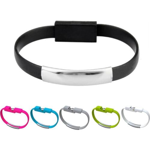 Bracelet Micro USB Cable Wire Sync Data Charger Cord USB Type C Cables Type-C Charging For Samsung Huawei Xiaomi Android Kabel