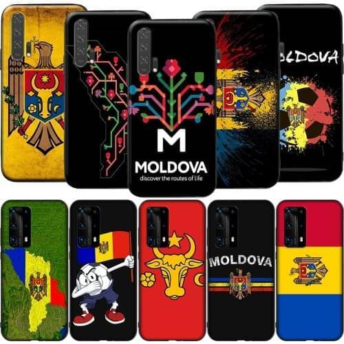 GX193 Republica Moldova Silicone Case for Honor 6A 7A 3GB 7C 7X 8 8A 8X 8C 9 10 Lite View 20S 9A 10X Max Pro