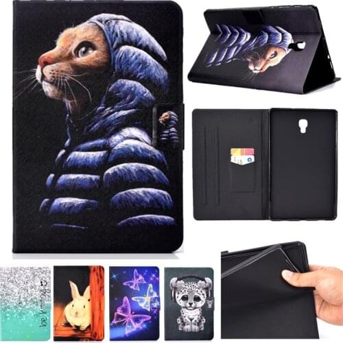 Cartoon Case For Samsung Galaxy Tab A A2 10.5'' 2018 SM T590 T595 T597 PU Leather Smart Cover For Galaxy Tab A 10.5 Tablet Case