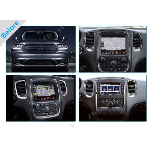 For Dodge durango 2011-2019 Stereo Multimedia Player Radio Stereo GPS Android 9.0 Tesla style Vertical screen Car GPS Navigation