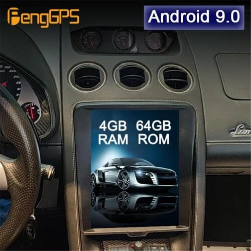 For Lamborghini Huracan 2 Din Android 2004-2015 Radio GPS Navigation Car DVD Player Multimedia 12.1" Android 9.0 System 4G+64G