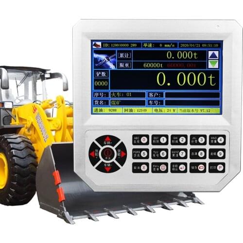 English Wheel Loader Scales Electronic Weighing System Indicator For Forklift Simple To Install