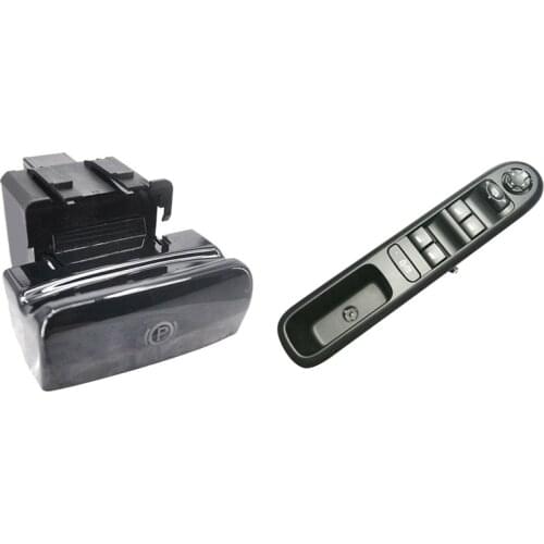 Electronic Handbrake Switch Parking Brake for Peugeot 3008 470702 470703 470706 Bright Black & Window Regulator Switch