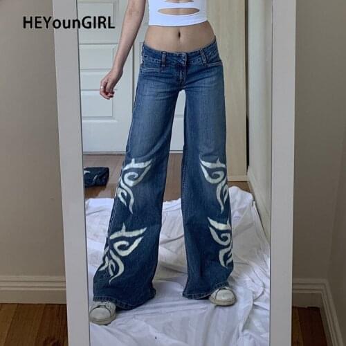 Широкие джинсы Heyoungirl China At AliExpress