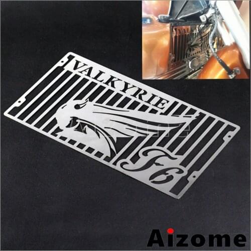 Chrome Stainless Steel F6 Radiator Grill Protector Cover For Honda Valkyrie GL1500 Grill Guard