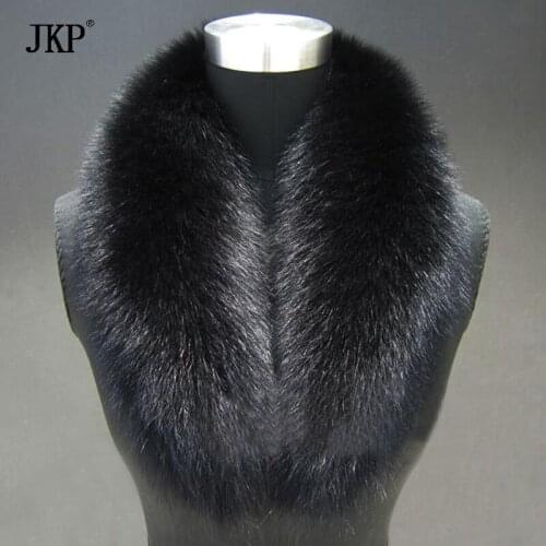 JKP Autumn And Winter Models Of Natural Fox Fur Collar Furry Real Raccoon Fur Warm And Fashionable Large Size Scarf