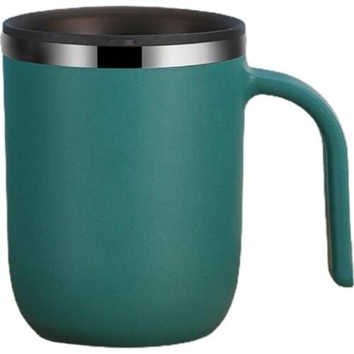 Mug Stainless Steel Simple Coffee Tea Cups Large Capacity Milk Container Heat Insulated Bottle Drinkware Wholesale Hot 2021