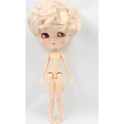 ICY DBS doll 1/6 toy joint body azone body blonde short hair 30cm white skin