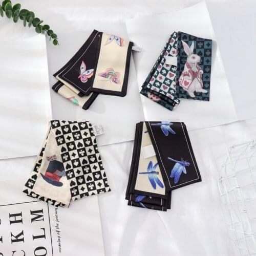 2021 Summer 120*7 Versatile Ribbon With a Suit Tied Bag Ribbon Summer Thin Matching Shirt Scarf For Women