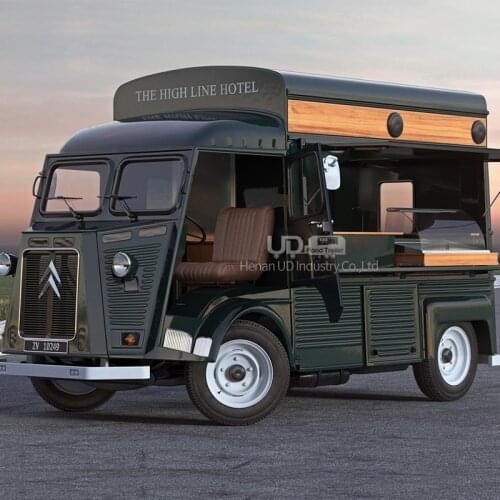 Citroen HY Vintage Electric Food Cart Mobile Coffee Van Humburger Taco Mobile Food Truck