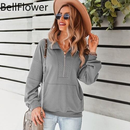 Womens Sweater Solid 2021 Autumn and Winter New Products Plus Size Vintage Garment Sleeves Zipper Pullovers Dropshipping