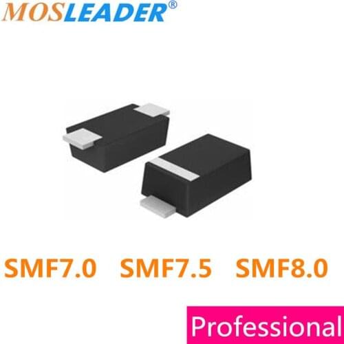 Mosleader 1000PCS SOD123F 1206 SMF7.0 SMF7.5 SMF8.0 SMF7.0A SMF7.0CA SMF7.5A SMF7.5CA SMF8.0A SMF8.0CA ESD 7V 7.5V 8V