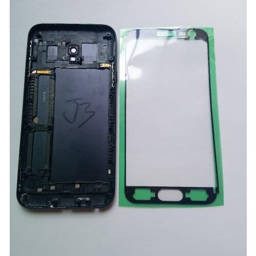 Original New For Samsung Galaxy J3 Pro 2017 J330 J330F J330G J330FD Phone Housing Rear Frame Case Back Battery Cover + Glue